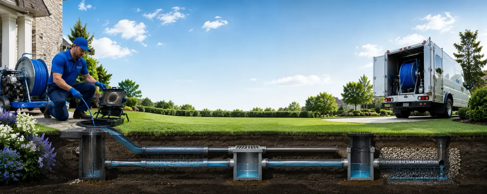 Outdoor drain cleaning information for Stilwell, KS